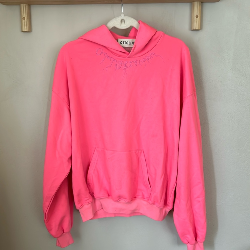 OTTOLINGER PINK COTTON HOODIE